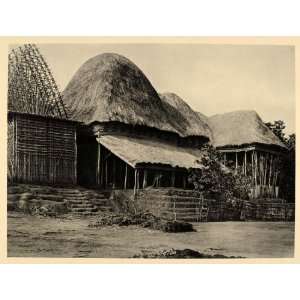  1930 Bamum House Foumban Cameroon African Architecture 