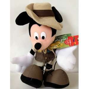  Disney Mickey Mouse Plush Doll  Safari Mickey Toys 