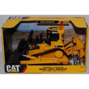    CAT Heavy Duty Worker 16 Bulldozer with Figure Toys & Games