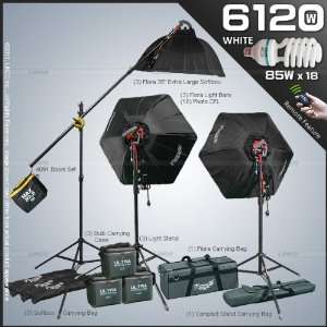   light Kit with Softboxes and Boom Stand PE9031 6120FKB: Camera & Photo