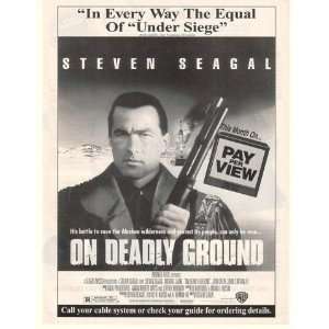  1994 Steven Seagal On Deadly Ground Pay Per View Movie 