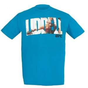  UFC Chuck Liddell Fighter T Shirt   Blue: Sports 