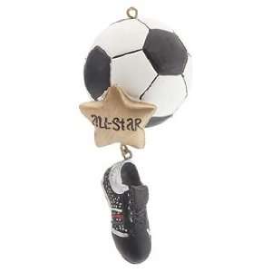  Personalized All Star Soccer Christmas Ornament: Home 