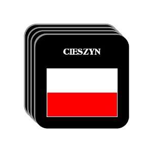  Poland   CIESZYN Set of 4 Mini Mousepad Coasters 