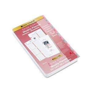 com Day Timer  Pink Ribbon Two Page per Week Organizer Refill, 3 3/4 