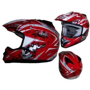   Ball Red Design TX 22 THH MotoCross Helmet Snell Rated Automotive