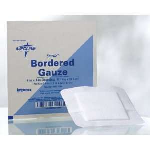  Bordered Gauze, 4x14in w/ a 2x12 pad (Box of 15) Health 
