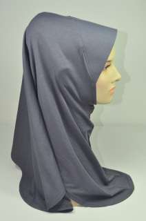New 1pc Easy Slip On Cotton Lycra Scarf Shawl Hijab Chemo Bonnet Cap 