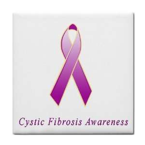  Cystic Fibrosis Awareness Ribbon Tile Trivet Everything 