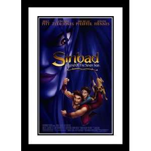  Sinbad Legend of the 7 Seas 20x26 Framed and Double 