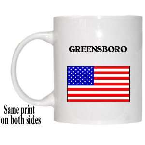  US Flag   Greensboro, North Carolina (NC) Mug: Everything 