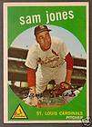 SAM JONES, St. Louis Cardinals—1959 Topps Card #75