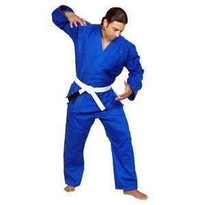  Single Weave Jiu Jitsu Kimono Blue No Logo Size 0 Sports 