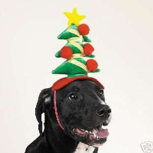    Christmas Tree Holiday Dog Hat   Size Small: Kitchen & Dining