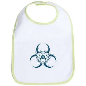  Baby Bib Kiwi Biohazard Symbol 