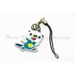 Pokemon Toy Double sided Metal Phone Charm Strap with Mini Snap Hook 