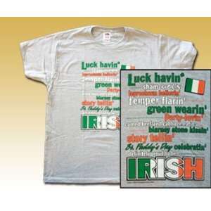  Ireland   Nationality Smack Talk T shirt (Large): Patio 