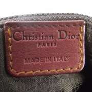 CHRISTIAN DIOR Leather Large GAUCHO Double Saddle Bag  