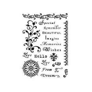  Mini Memories Small Clear Art Stamp Set SS04CS Everything 