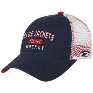   Jackets Navy Blue Hockey Mesh Slouch Flex Fit Hat