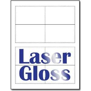 Folding business cards   Place cards Laser gloss   25 