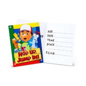   Lets Party By Hallmark Disney Handy Manny Invitations: Everything Else