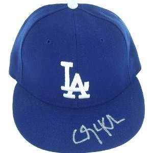 Clayton Kershaw Dodgers Hat   Autographed MLB Helmets and Hats  