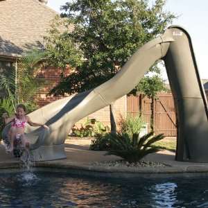  Turbo Twister Swimming Pool Slide: Toys & Games