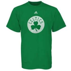 Boston Celtics Adidas Shamrock Logo Youth T Shirt:  Sports 