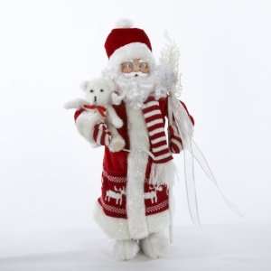  18 Santa Claus Classics Christmas Figure Holding White 