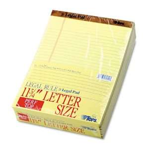  TOPS  Paper Pads, Legal Rule, Letter Size, White, 50 