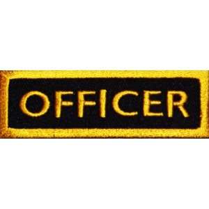 OFFICER Club Embroidered Quality Nice Biker Vest Patch!