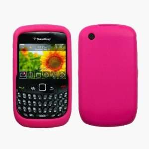  Hot Pink Silicone Case / Skin / Cover for RIM BlackBerry 