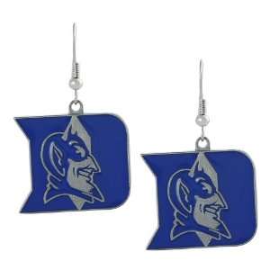  Silvertone NCAA Duke Team Dangle Earrings: Jewelry