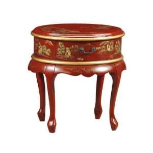  Hand painted Milieu Side Table: Home & Kitchen