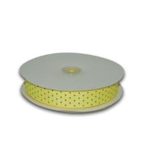   Dot 3/8 inch 50 Yards, Canary with Apple Dots