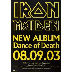  Iron Maiden   New Album 2003   CONCERT   POSTER from 