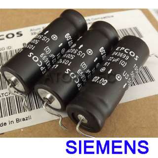 2pcs SIEMENS EPCOS LL Axial Capacitor 22uF/500V  