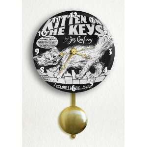   on the Keys Sheet Music Cover 6 Pendulum Wall Clock 