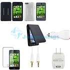   Bundle for iPod Touch 2 2G 3 G Leather Case+Car+AC Home Charger+Film