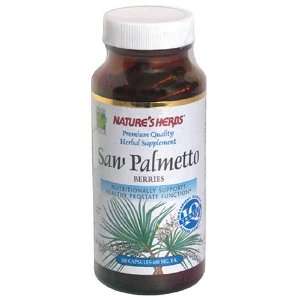  Natures Herbs Saw Palmetto Berries Capsules, 600 mg, 100 