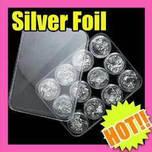  12 Silver Soft Flake Paillette Diy Nail Art New 056 