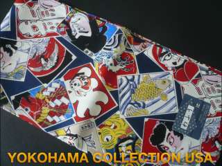   Traditional KABUKI Pattern Furoshiki Wrapping Cloth/Bandanna  
