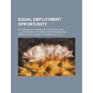  Equal employment opportunity SSA region Xs changes to 