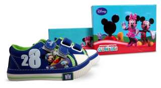 DISNEY MICKEY MOUSE CLUBHOUSE VELCRO TRAINERS SHOES PUMPS SIZE 6   12 