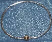 925 sterling silver Cape Cod Bracelet Lestage 14K ball  