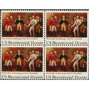   TRUMBULL #1728 Block of 4 x 13¢ US Postage Stamps 