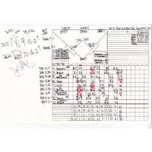   /Signed Scorecard Yankees at Orioles 5 27 2008