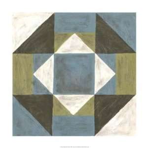    Patchwork Tile III   Poster by Vanna Lam (24x24): Home & Kitchen