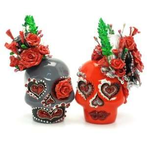  Love Never Dies Skull Wedding Cake Toppers A00092 Gothic 